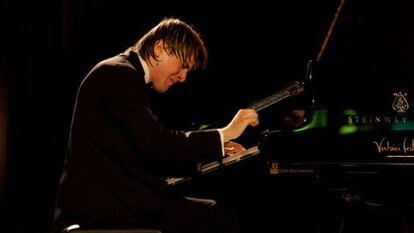 El pianista Daniil Trifonov, en pleno concierto. 