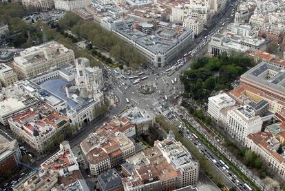 La plaza de Cibeles