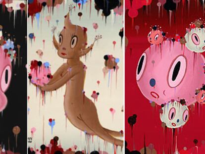 Gary Baseman ha sabido mezclar en sus dibujos influencias que proceden tanto del mundo del cómic como de las vanguardias artísticas.