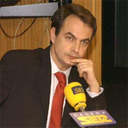 Zapatero, hoy en los micrófonos de la SER.