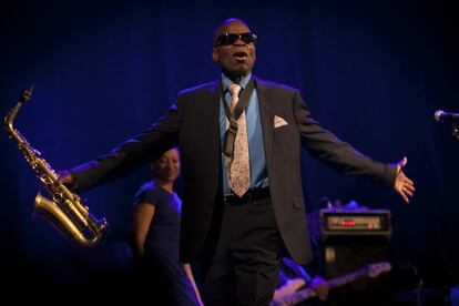 Actuación de Maceo Parker en el Teatro Apolo.