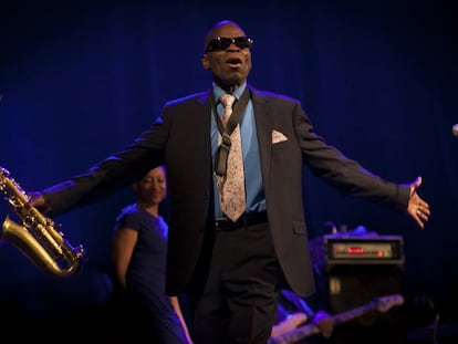 Actuaci&oacute;n de Maceo Parker en el Teatro Apolo. 