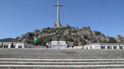 Vista geral do monumento Vale dos Caídos, de onde serão retirados os restos mortais do ditador Francisco Franco
 