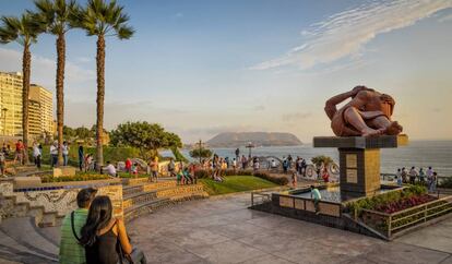 Parque del Amor, en el barrio de Miraflores, en Lima.