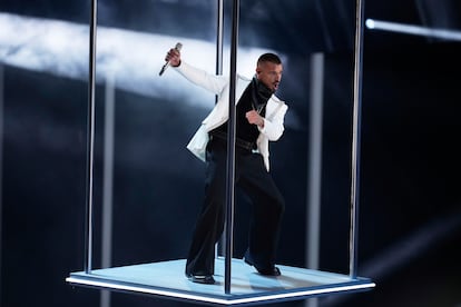 Ricky Martin actúa en los MTV Video Music Awards.