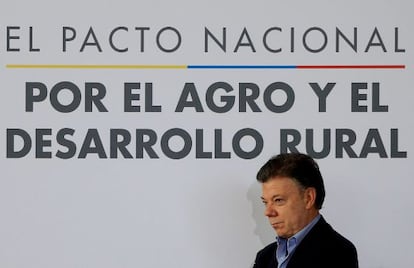 El presidente colombiano Juan Manuel Santos.