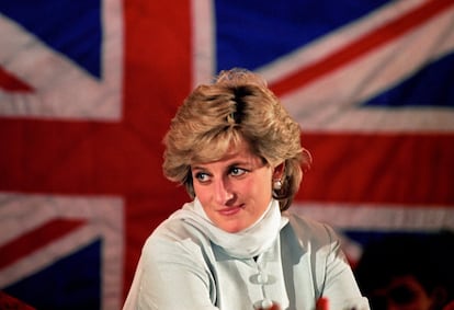 Foto de Diana de Gales tomada el 22 de febrero de 1996.