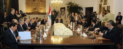 Los líderes de las facciones parlamentarias de Líbano se han reunido en el Palacio presidencial de Baabda