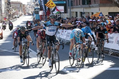 Gianni Meersmann, ganador de la etapa.