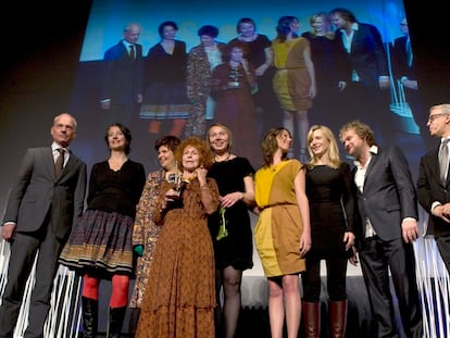 Uno de los actos de entrega de premios de la pasada edición del Festival de Cine Europeo de Sevilla.