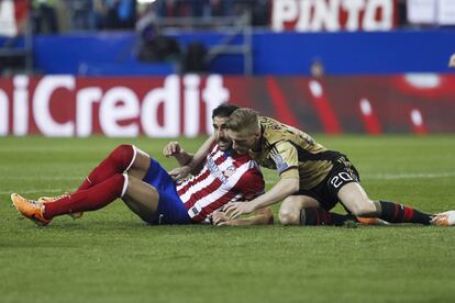 Raúl García con Abate