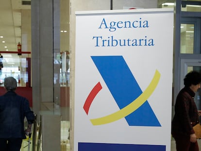 Oficina de la agencia Tributaria en Madrid.