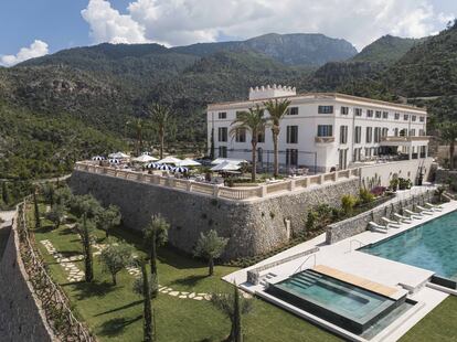 Exterior del hotel Son Bunyola, de la colección Virgin Limited Edition, en una imagen de la compañía. El establecimiento ha abierto sus puertas este mes en la localidad mallorquina de Banyalbufar.