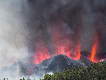 Erupcion volcanica La Palma