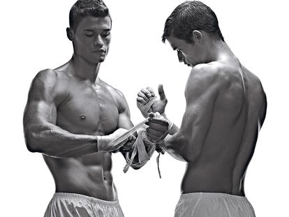 Los modelos, Juan y César Hortoneda (UNO).