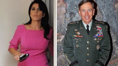 Jill Kelley y el general David Petraeus.