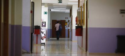 Imagen de la facultad de psicolog&iacute;a de la Universidad Complutense en el campus de Somosaguas este jueves.