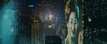 An image from the film 'Blade Runner' (Ridley Scott, 1982), which established the cyberpunk aesthetic even before the literary genre was founded.