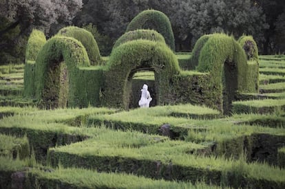 Los jardines del Parc del Laberint d'Horta, lugar de rodajes.