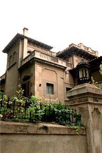 El palacete de Muñoz Ramonet en la calle de Muntaner.