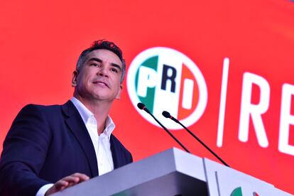 El presidente nacional del PRI, Alejandro Moreno