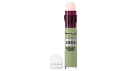 ¿Para qué sirve el corrector de ojeras verde? Para neutralizar rojeces.