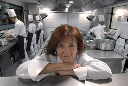 Mey Hofmann, en su restaurante de Barcelona en 2007.