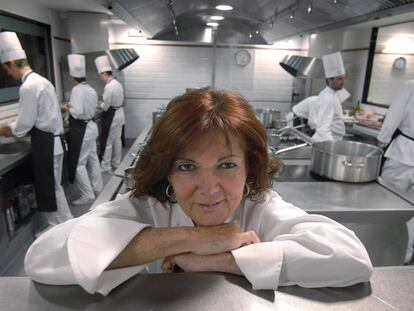 Mey Hofmann, en su restaurante de Barcelona en 2007.