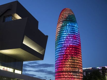La Torre Gl&ograve;ries de Barcelona, en una imagen de archivo.