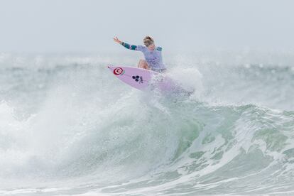 Bethany Hamilton en el torneo Sydney Surf Pro, en Sydney, el 8 de marzo de 2020.