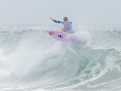 Bethany Hamilton en el torneo Sydney Surf Pro, en Sydney, el 8 de marzo de 2020.