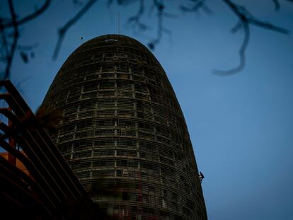 La torre Agbar de Barcelona el pasado 5 de diciembre.