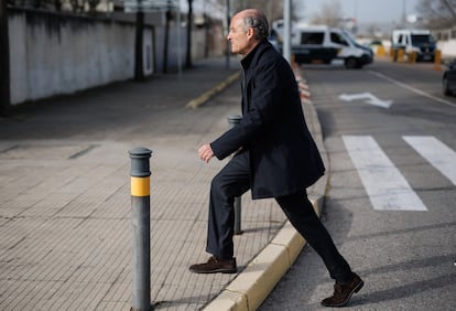 El expresidente valenciano Francisco Camps a su llegada a la sede de la Audiencia Nacional para una de las recientes sesiones del juicio contra él por la trama 'Gürtel'.
