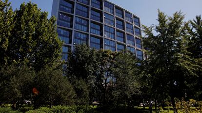 Vista de las oficinas del Zhongzhi Enterprise Group en Beijing, China, en una imagen de archivo.