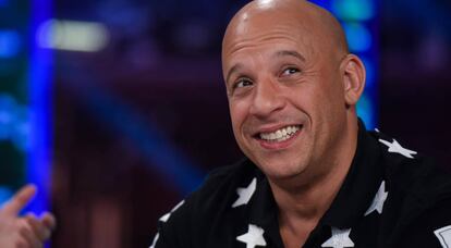 Vin Diesel anoche en el programa &#039;El hormiguero&#039; anoche. 