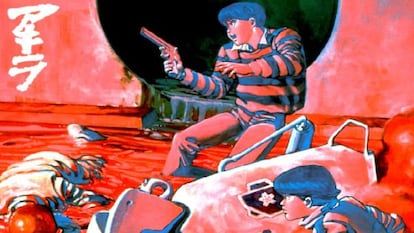 Una viñeta de 'Akira'.