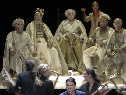 La mezzosoprano austriaca Elisabeth Kulman en el papel de Orfeo, el sábado en Salzburgo.