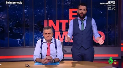 El Gran Wyoming y Dani Mateo piden disculpas este lunes durante la emisión de 'El Intermedio'.