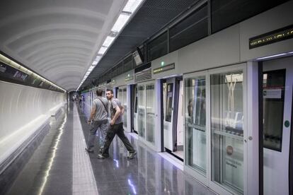 El metro de Barcelona.