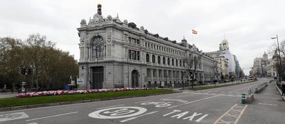 Edificio del Banco de España en Madrid.