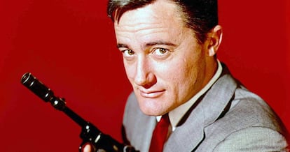 Robert Vaughn, encarnando a Napole&oacute;n Solo.