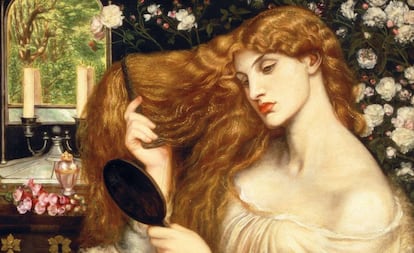A pintura 'Lady Lilith', de Dante Gabriel Rossetti.