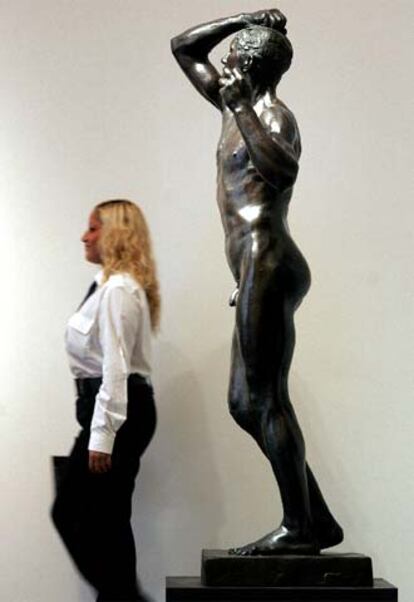 <i>La edad de bronce,</i>  que abre la exposición de Rodin.