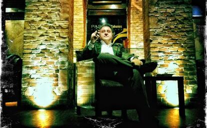 Josep Pons en el Club de Habanos de la Casa de América.