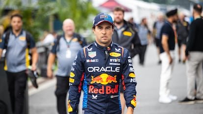 Checo Pérez durante el Gran Premio de Canadá 2024