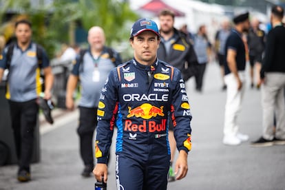 Checo Pérez durante el Gran Premio de Canadá 2024