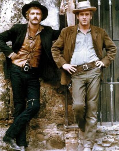 Robert Redford y Paul Newman, en plan elegantes forajidos de leyenda en ‘Dos hombres y un destino’ (1969).