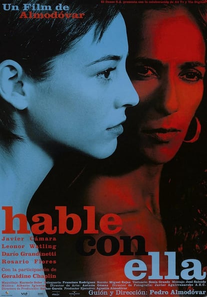 Cartel de la película 'Hable con ella', de Pedro Almodóvar.