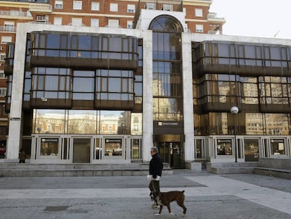 Antigua sede de Banco Madrid en Madrid. 