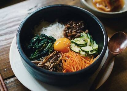 Auténtico bibimbap